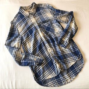American Eagle Boyfriend Fit Flannel Shirt
